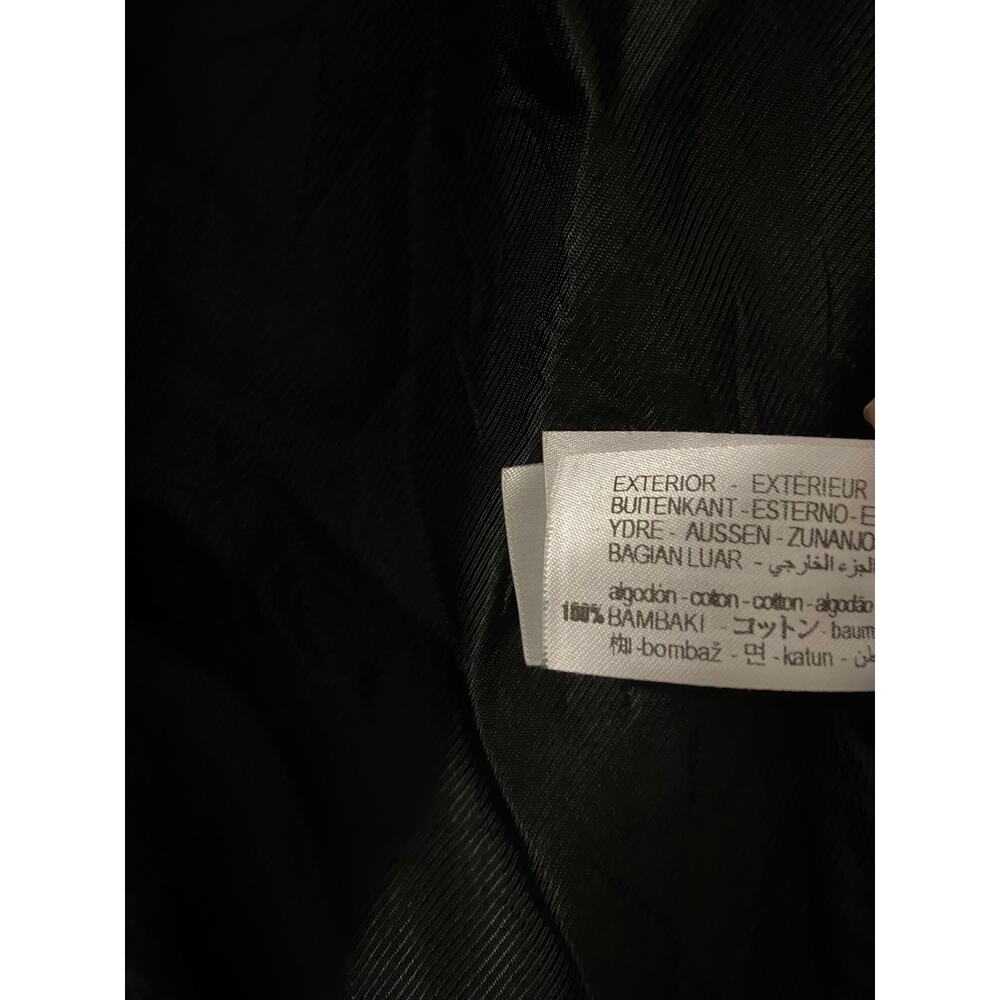 Zara Structured Blazer Lady Jacket Small Black Belted Gold Buttons Preppy Trendy - Picture 11 of 16